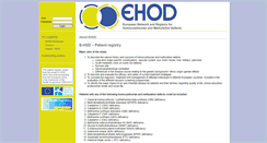 Desktop Screenshot of ehod-registry.org